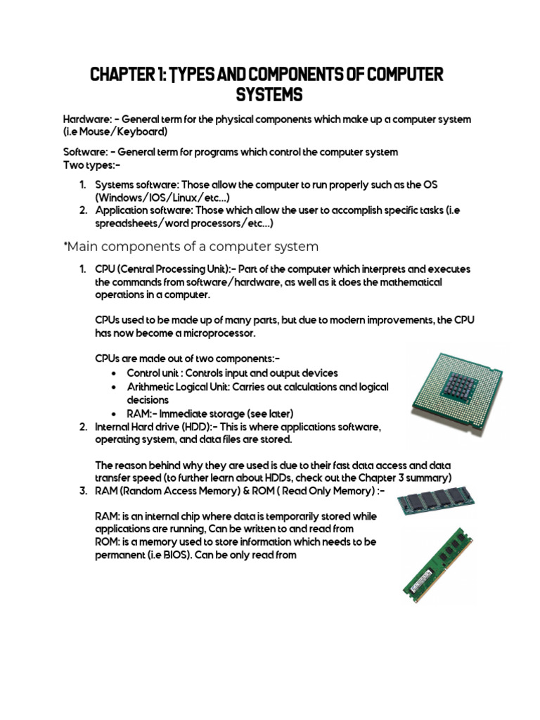 ICT Theory Notes | PDF | Computer Data Storage | Graphical User Interfaces