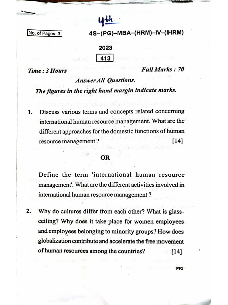 4th Sem 2023 | PDF