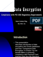 Oracle Data Encryption