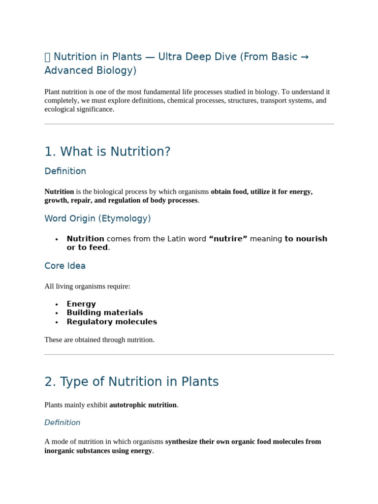 Plant Life Process | PDF | Photosynthesis | Chloroplast