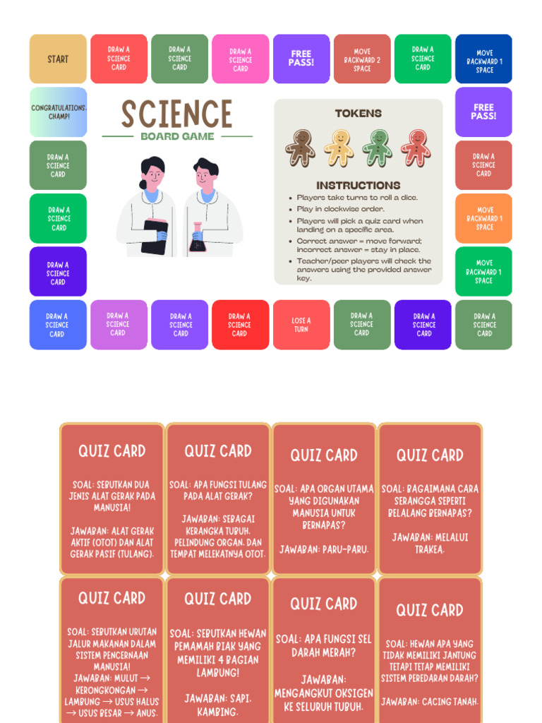 Science Board Game | PDF