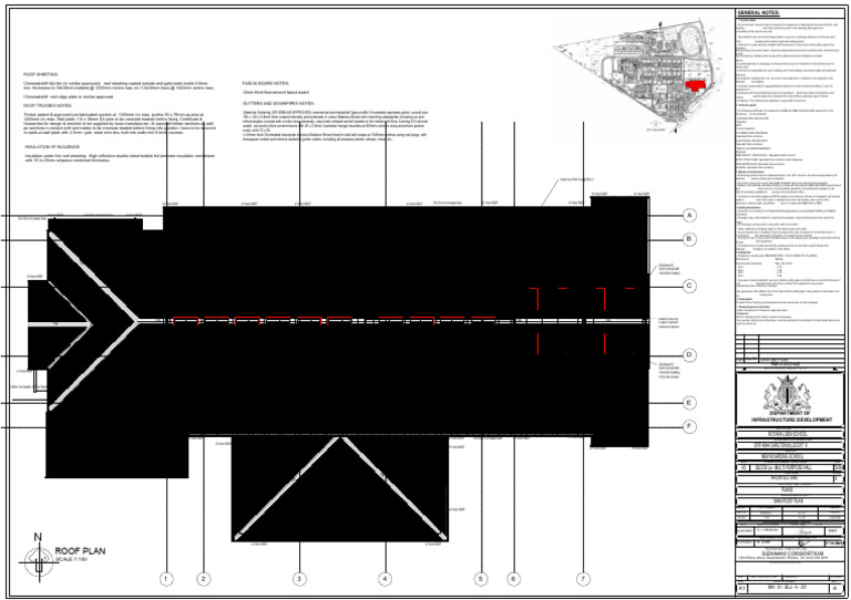 899 s1 A Bla 201a Roof Plan | PDF | Wall | Building Insulation