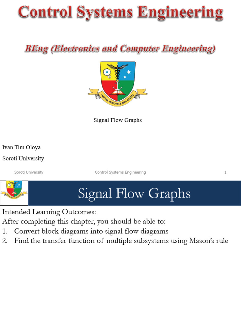 L02 - Signal Flow Graphs | PDF
