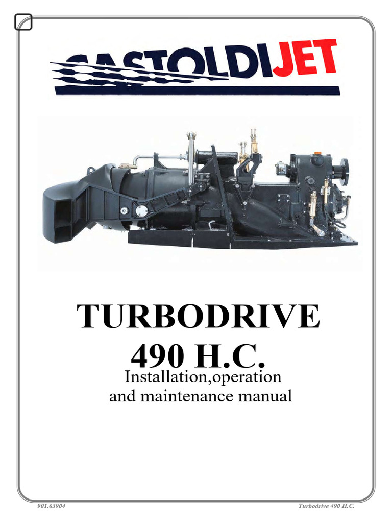 Turbodrive 490 HC - Manual - ENG - 251030 - 115419 PDF | PDF | Hull ...