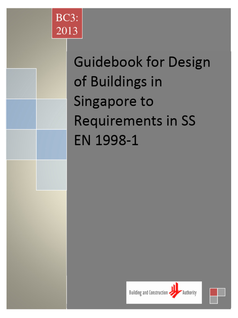 BC3-2013 Guidebook For Design of Buildings in Singapore | PDF | Soil ...