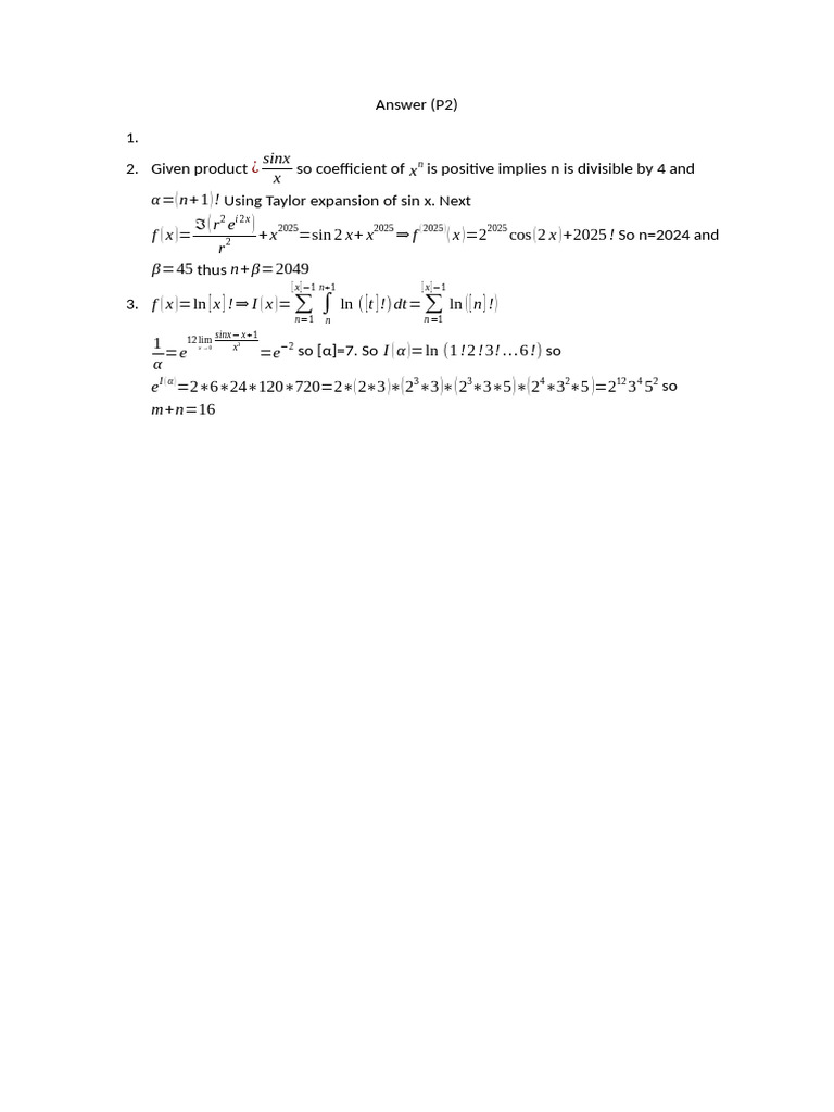 Answer 2 | PDF