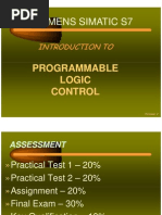 Introduction to PLC S7