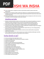 Insha Grade 4 | PDF
