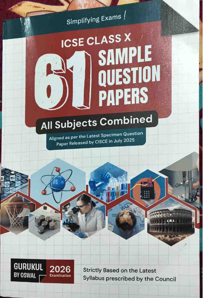 Gurukul Oswal 61 Sample Papers - 2026 | PDF