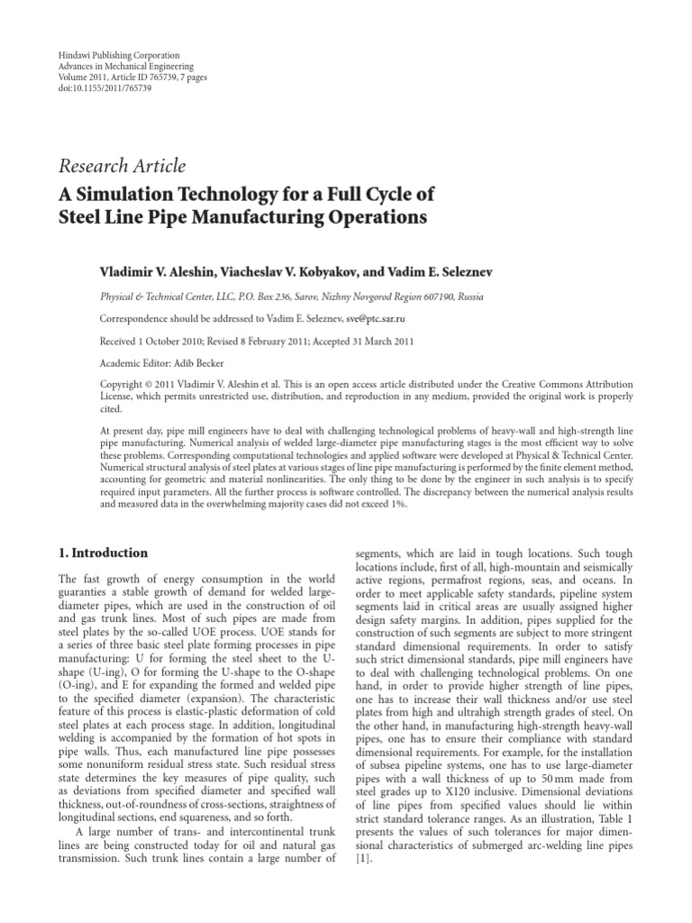 A Simulation Technology For A Full Cycle of Steel | PDF | Deformation ...