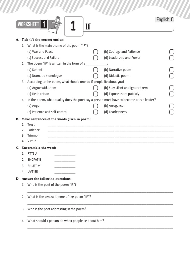 Raphael English Worksheet Class-8 | PDF | Stephen Hawking | Integrated ...