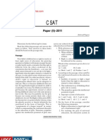 IAS PRELIMS (CSAT) Exam Solved Paper II 2011 Www.upscportal