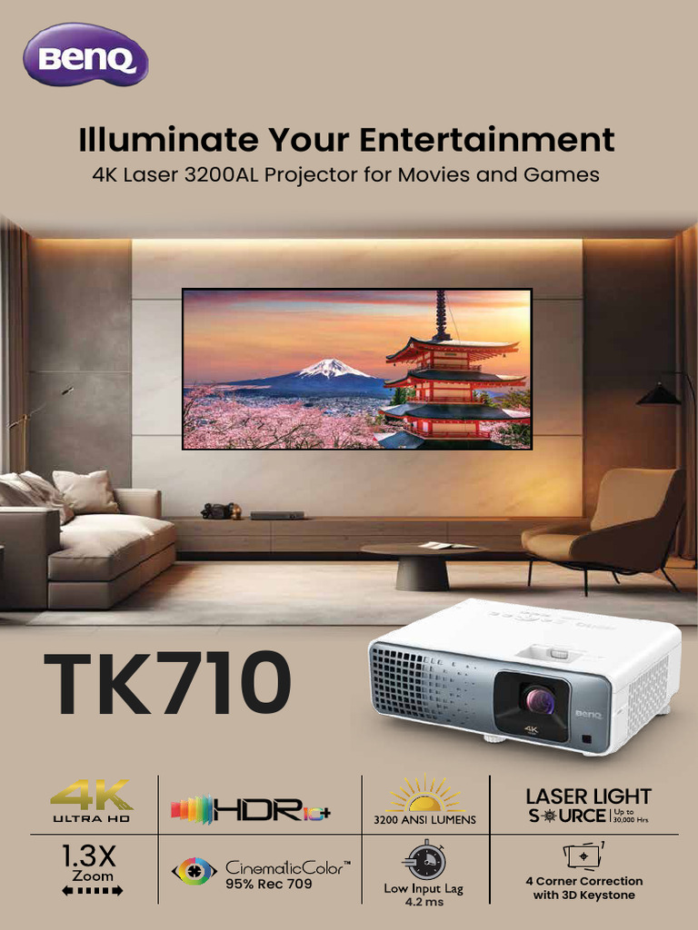 Benq Led Projector | PDF | Display Resolution | Light