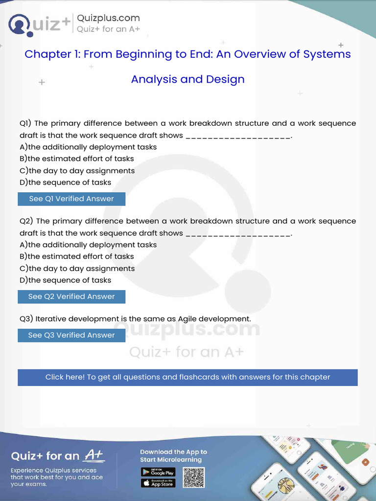 The Primary Difference Between A Work Breakdown Structure and A Work ...