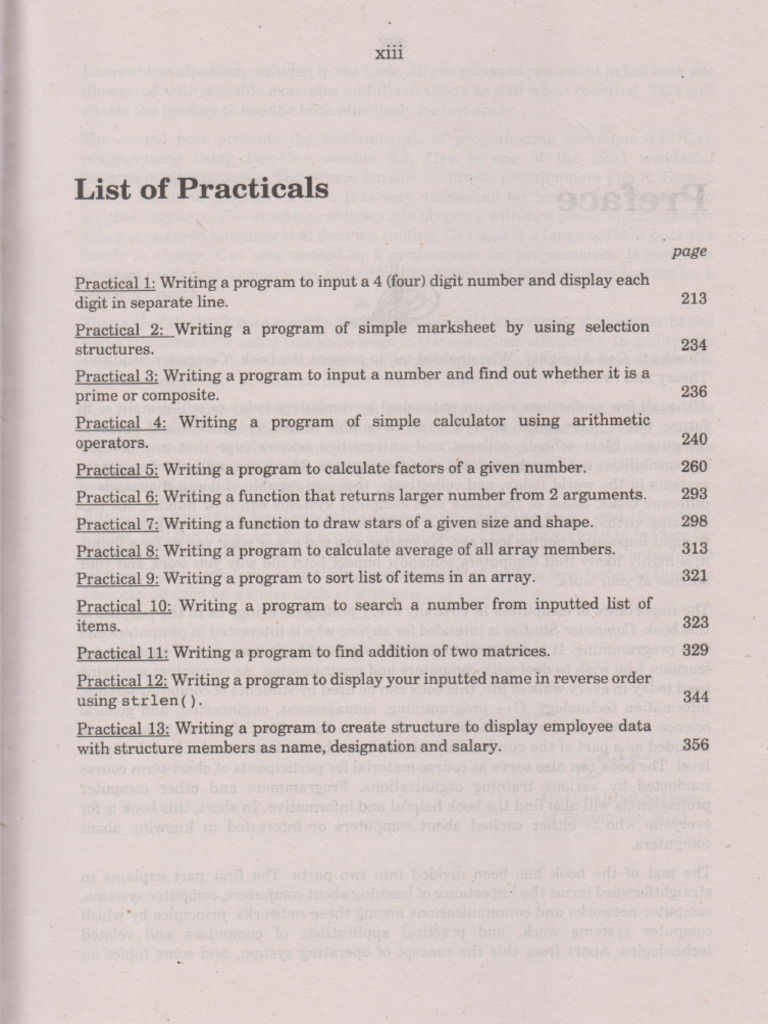 Practical Notes Class XI D | PDF