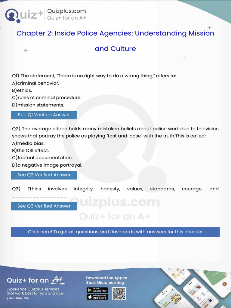 The Statement There Is No Right Way To Do A Wrong Thing Refers To | PDF ...