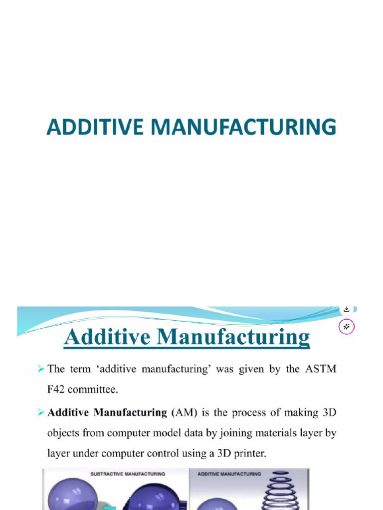 Additive Manufacturing | PDF
