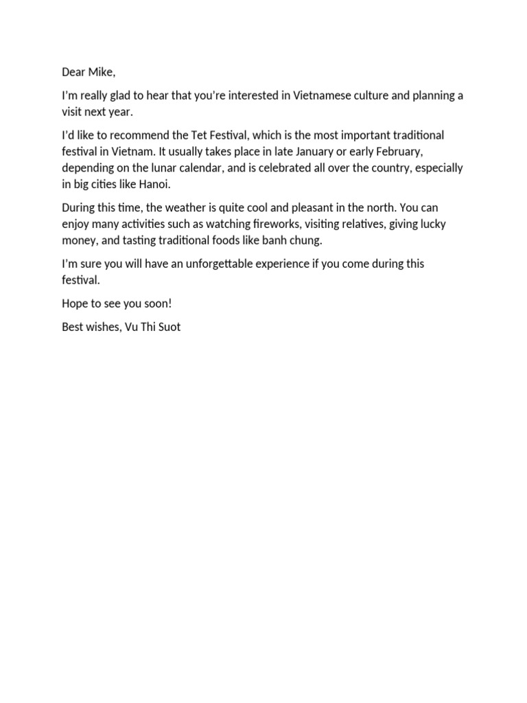 Dear Mike | PDF