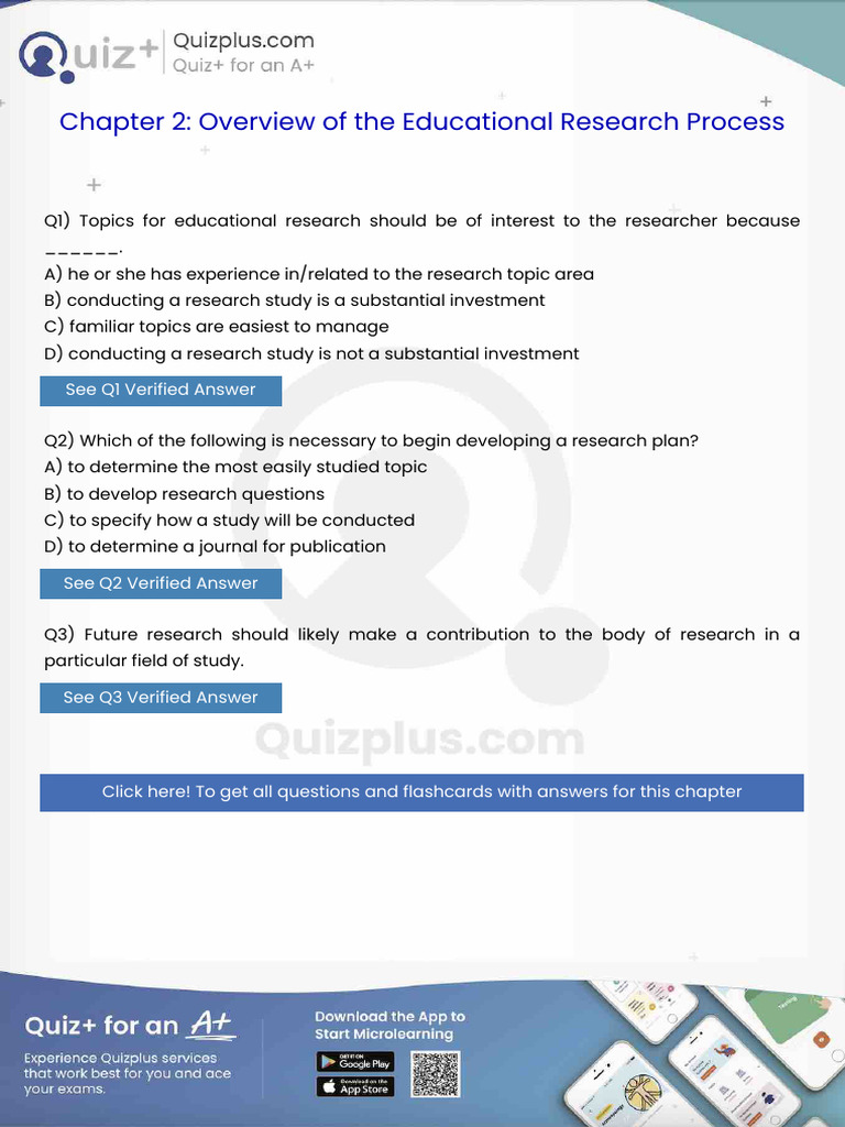 Topics For Educational Research Should Be of Interest To The Researcher ...