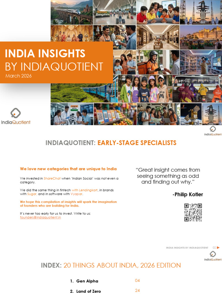 Master Report - India Insights 2026 | PDF | Credit | Finance & Money ...