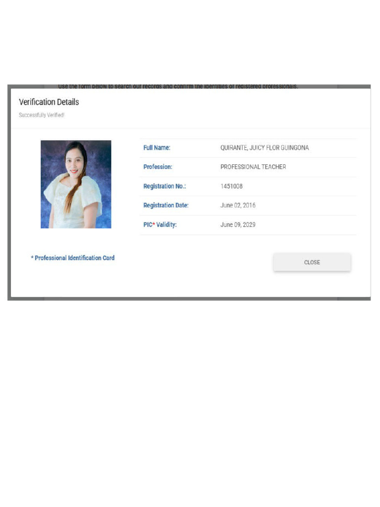 Verification | PDF