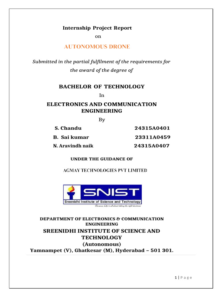 Bachelor of Technology Electronics and Communication Engineering | PDF