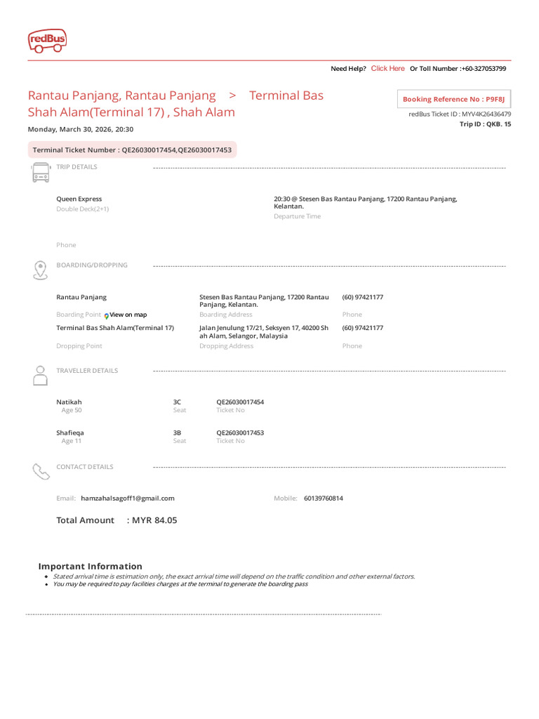 Rantau Panjang, Rantau Panjang Terminal Bas Shah Alam (Terminal 17 ...