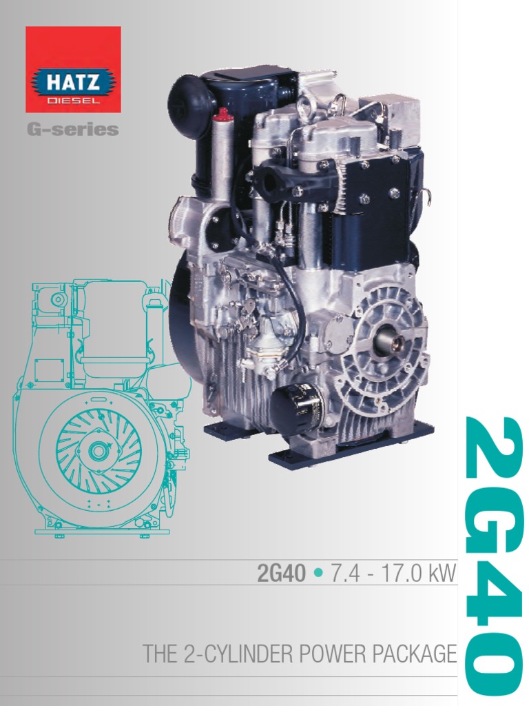 Hatz Engine 2g40 E Diesel Engine Engines Free 30 Day