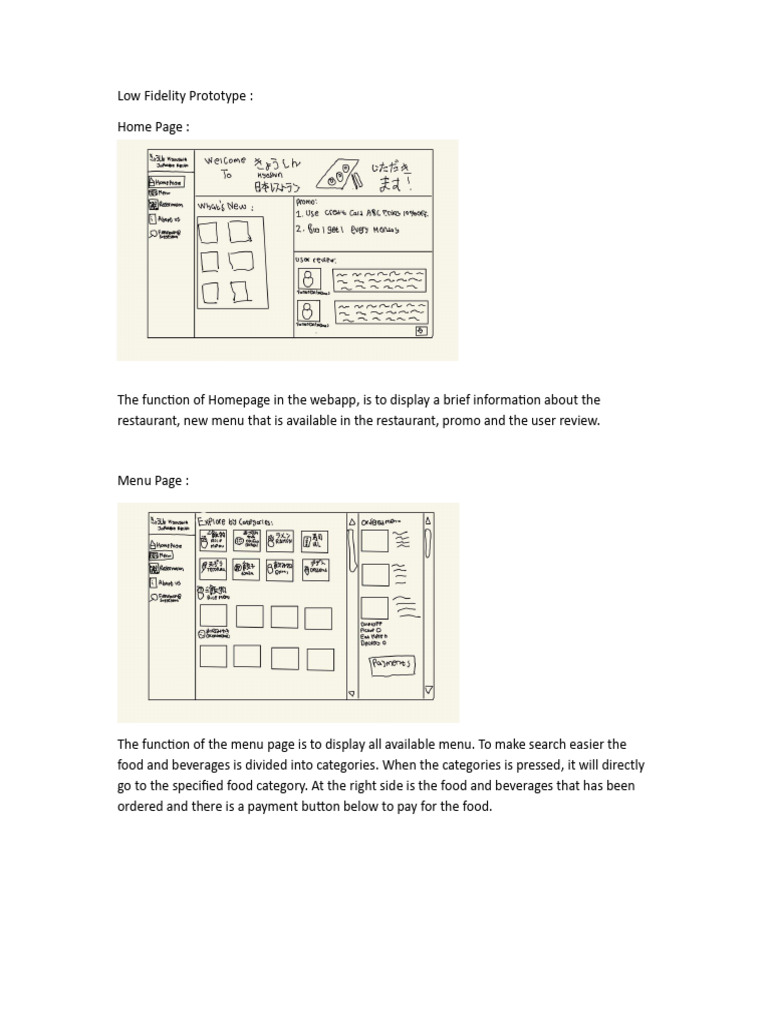 Low Fidelity & High Fidelity | PDF