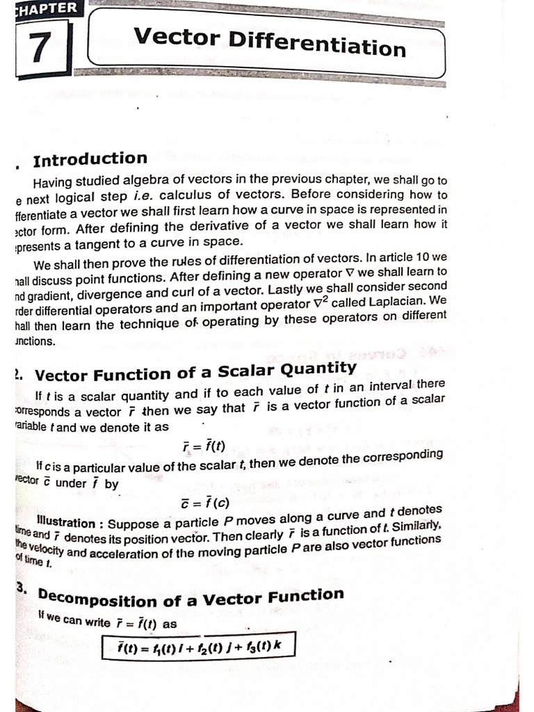 Vector Diff, Gradient, Dir Derivaive | PDF