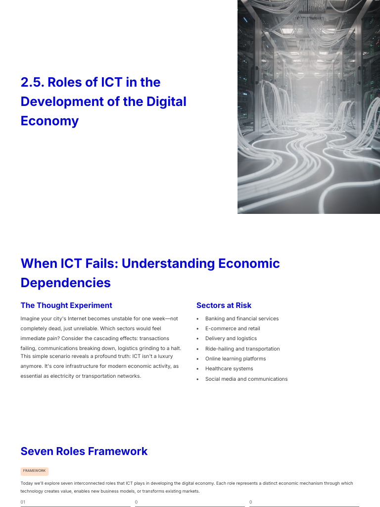 25 Roles of ICT in The Development of The Digital Economy | PDF ...