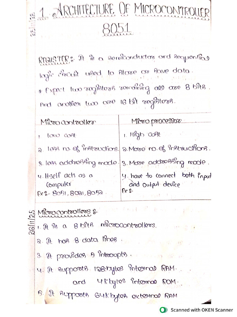 MC I Notes | PDF