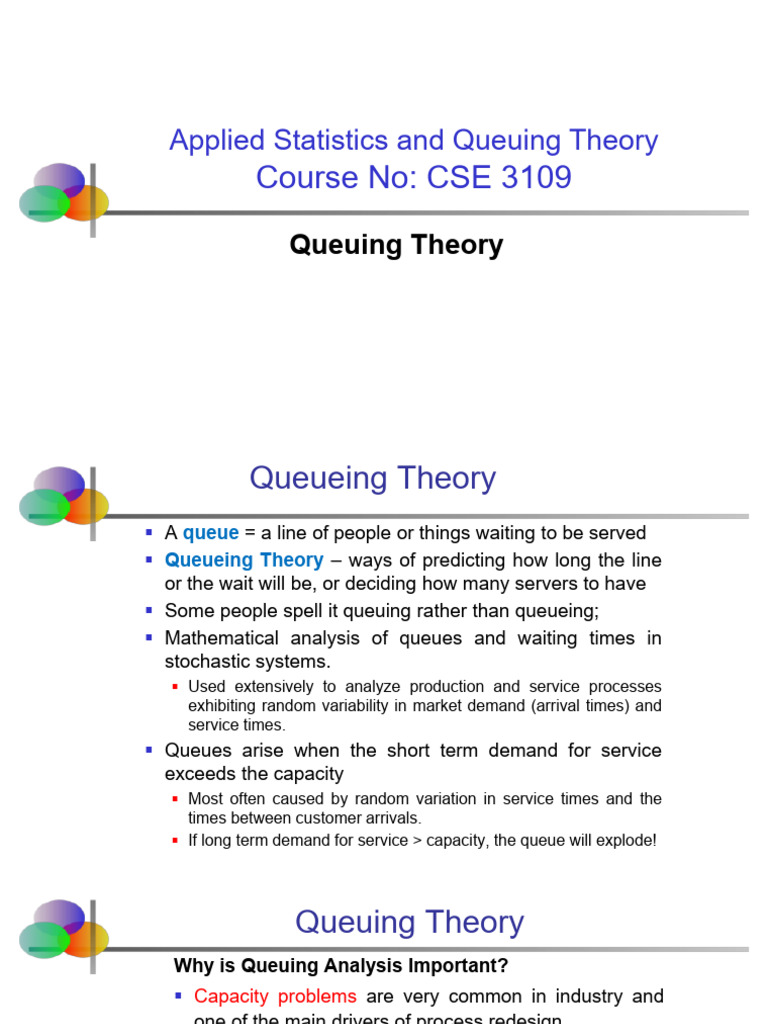 9 Queuing Theory | PDF | Markov Chain | Stochastic Process