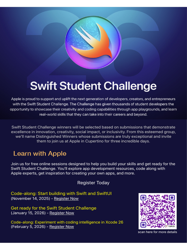 Swift Student Challenge 2026 | PDF