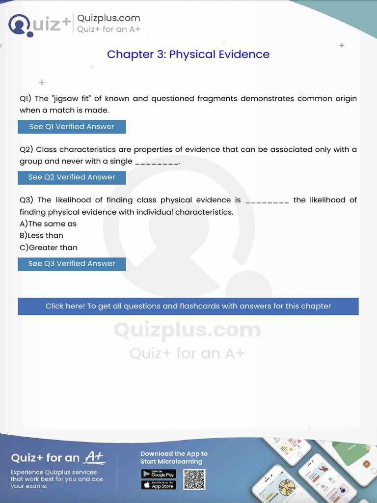 The Jigsaw Fit of Known and Questioned Fragments Demonstrates Common ...