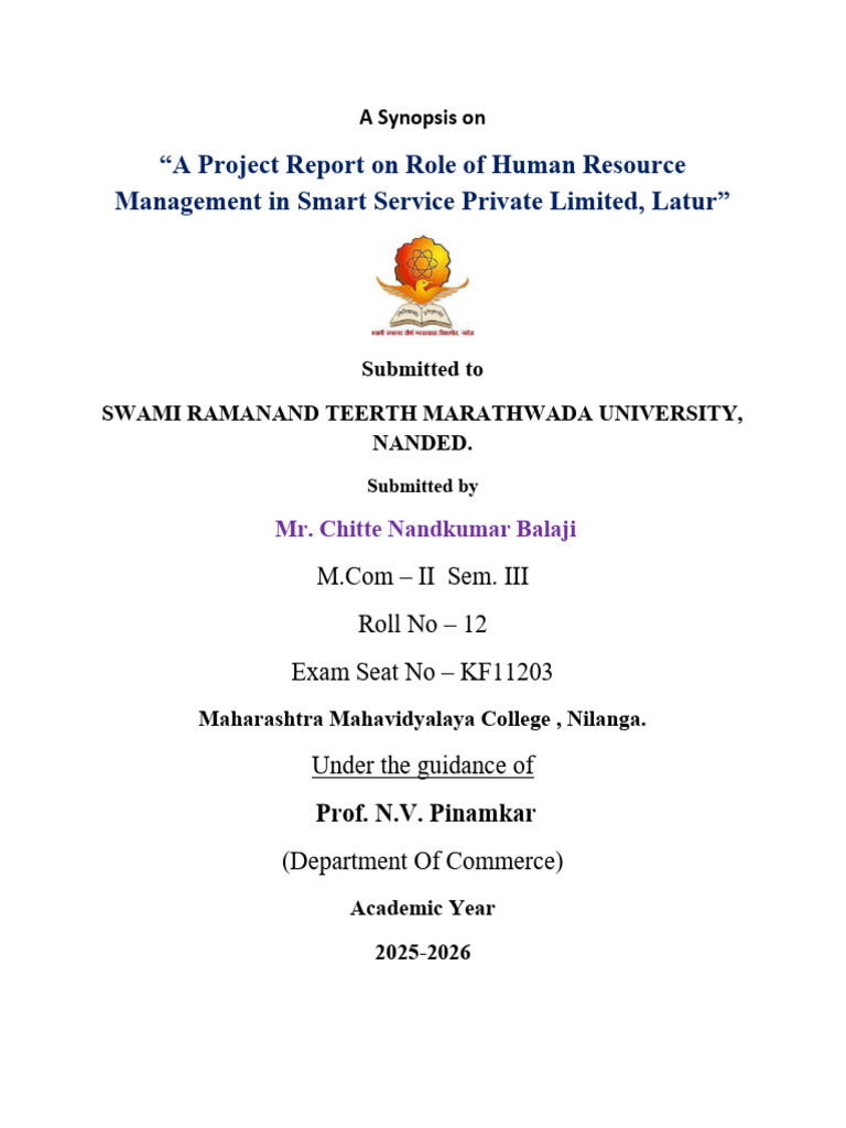 Carrier in HRM Project Research | PDF | Human Resource Management ...