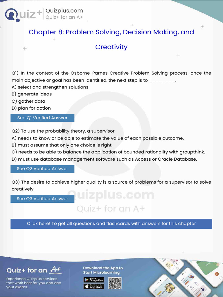 In The Context of The Osborneparnes Creative Problem Solving Process ...