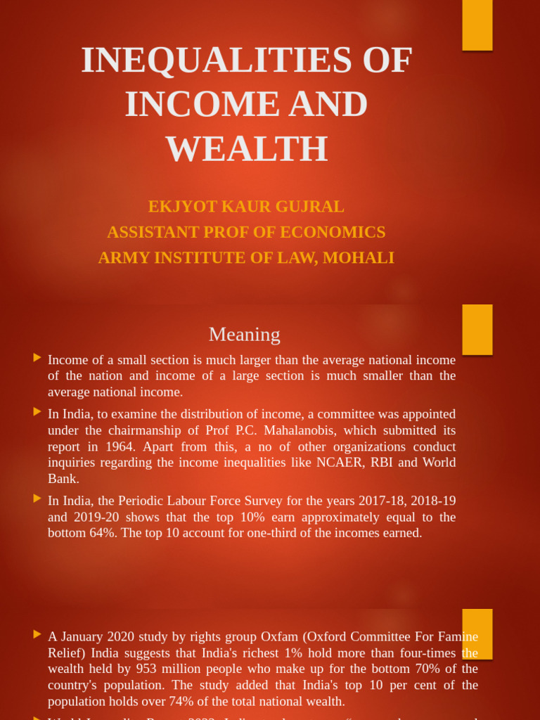 Income Inequalities | PDF | Gini Coefficient | Economic Inequality