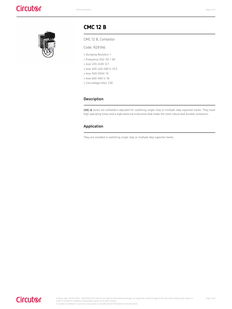 Md22 CMC B R281a6 en | PDF | Capacitor | Alternating Current