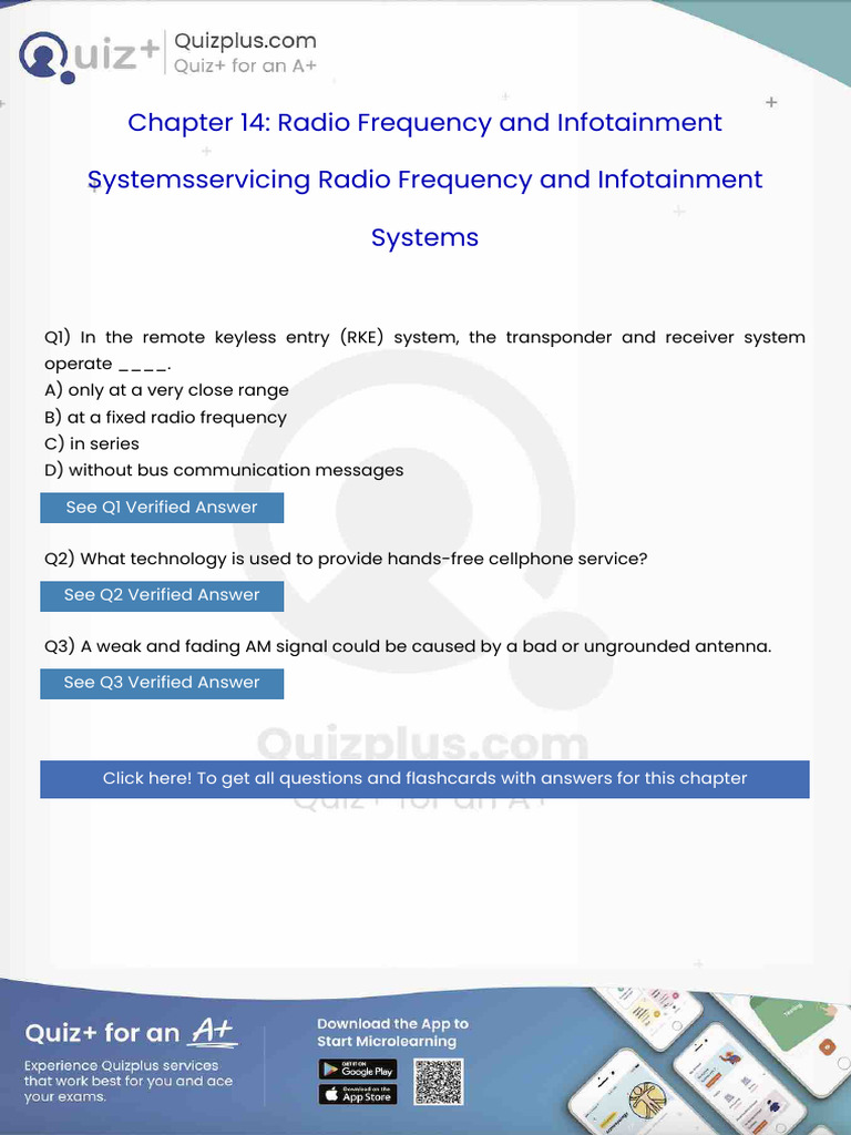 In The Remote Keyless Entry Rke System The Transponder and Receiver ...