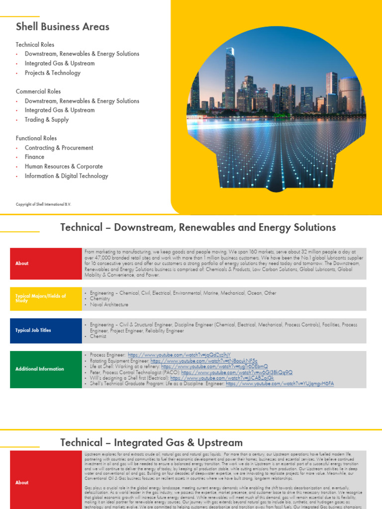 Shell Business Areas 2025 | PDF