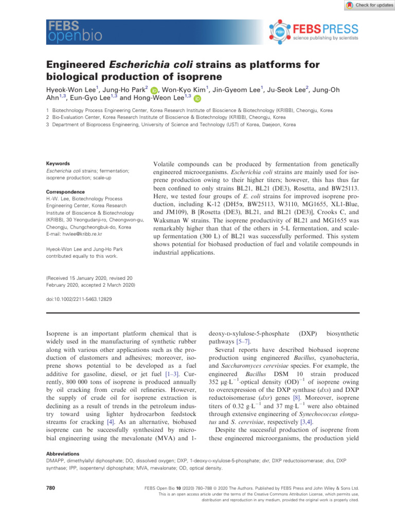 Engineered Escherichia Coli Strains As Platforms For Biological ...