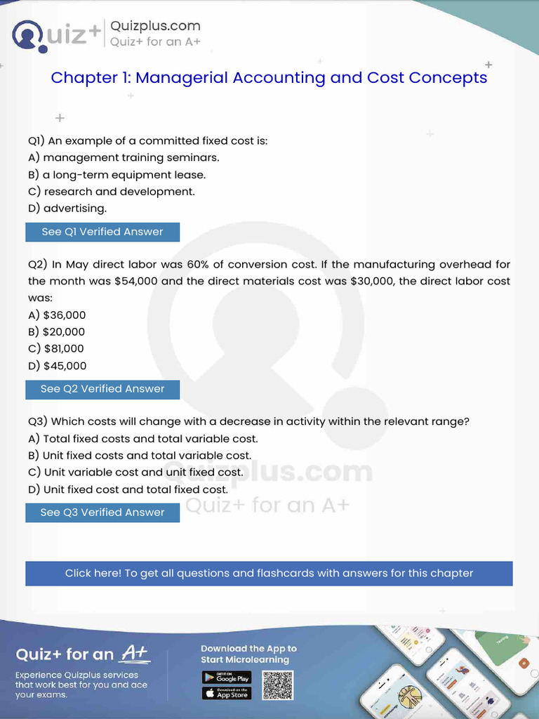 An Example of A Committed Fixed Cost Is | PDF | Capital (Economics ...