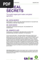 Download Cereal SecretsThe worlds largest grain traders and global agriculture by Oxfam SN101922775 doc pdf