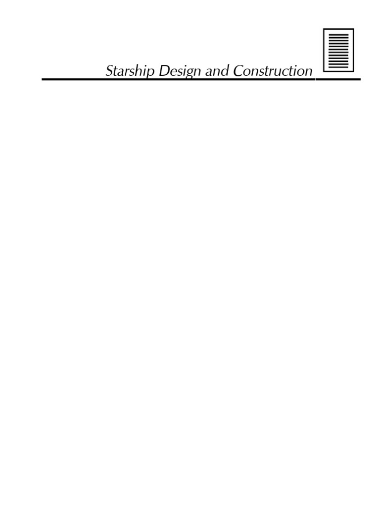 19 Starship Design | PDF | Ships | Naval Architecture
