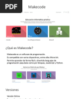 Introducción a MakeCode y sus partes | PDF | Programación de ...