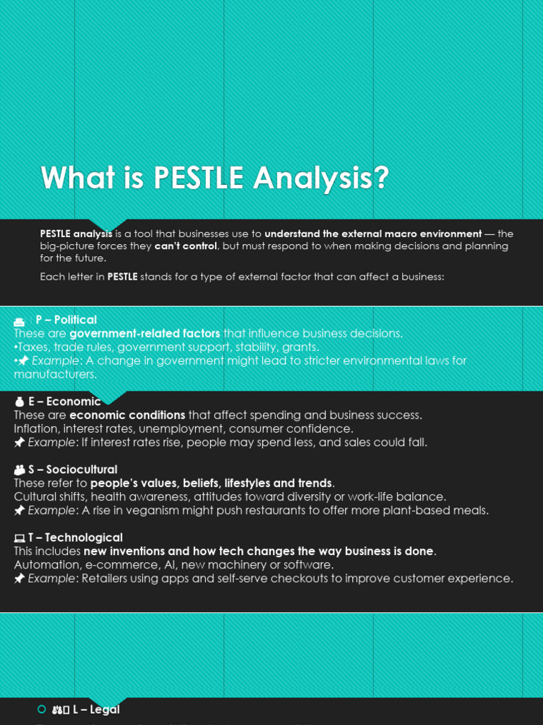 10 PESTLE Analysis | PDF