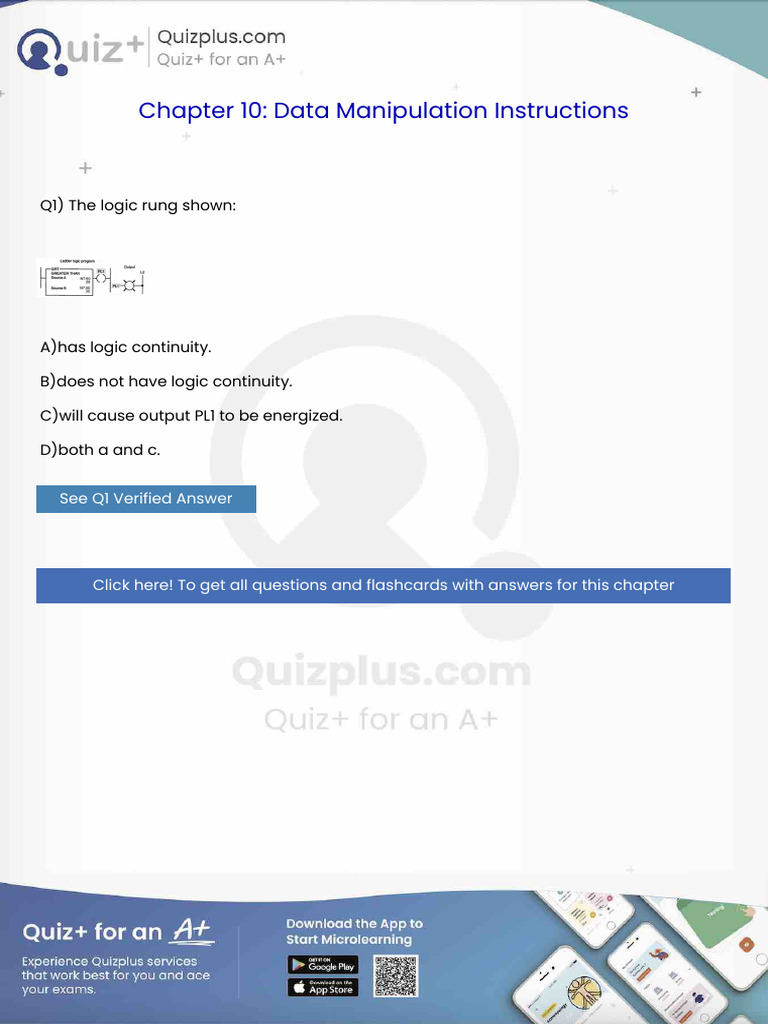 The Logic Rung Shown Tb534400 | PDF | Programmable Logic Controller ...