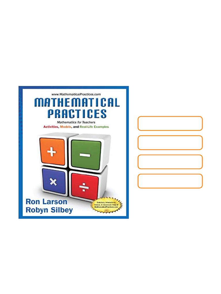 Secure A Mathematical Practices, Mathematics For Teachers: Activities ...