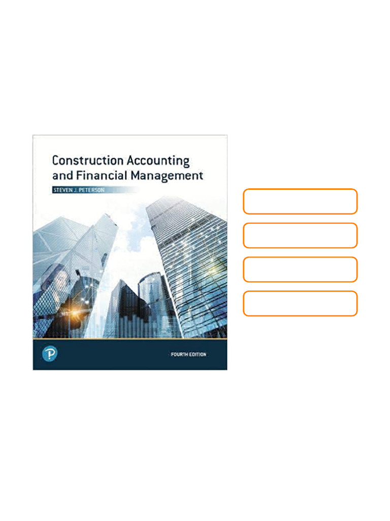 Construction Accounting and Financial Management 4th Edition Direct Download Link | PDF | Amazon ...